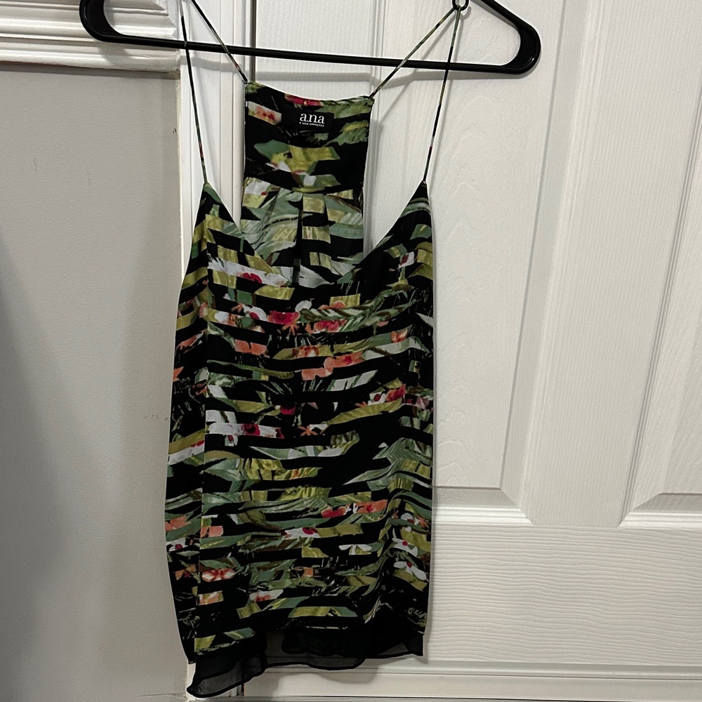 ANA Tropical Print Sleeveless Top